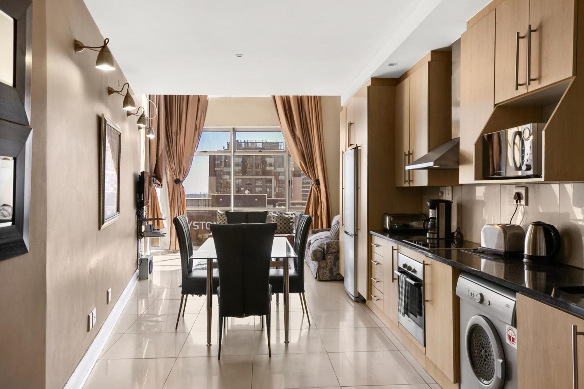 Hydro Park Residences In Sandton With Generator ヨハネスブルグ エクステリア 写真